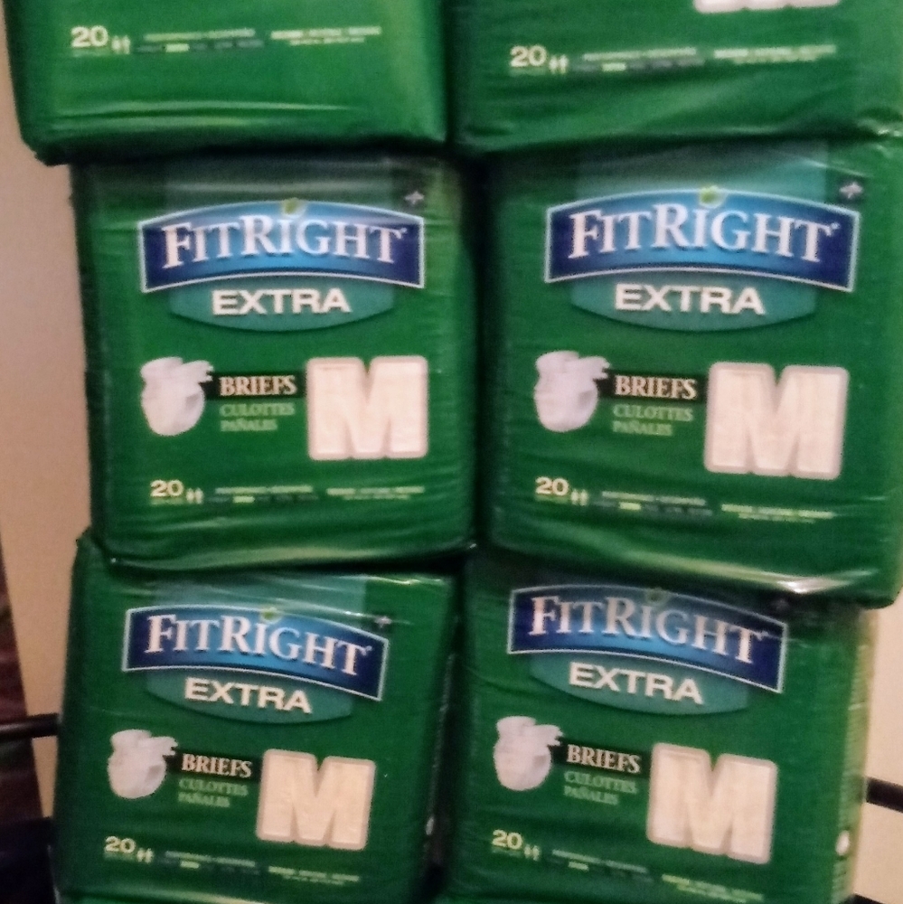 Lot of 8 brand new FITRIGHT EXTRA Briefs